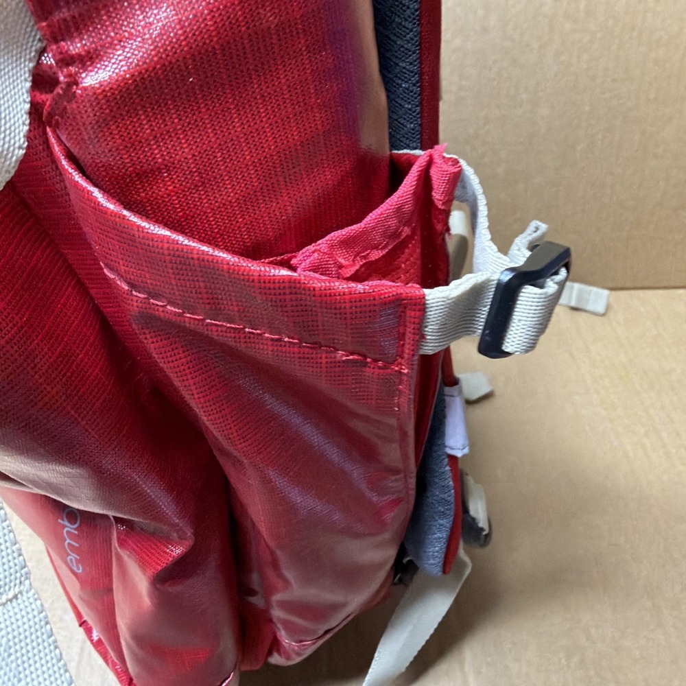 Embark 35L (9.2 Gal) Excursion Backpack - Red Expansion Travel Backpack - Picture 8 of 9